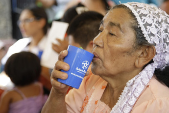 Panchimalco .- The people of Panchimalco participated this Saturday along with President Salvador Sánchez Cerén and the First Lady, Margarita Villalta de Sánchez, of the itinerant Festival for Good Living, which combines culture, health, education, social assistance and citizen participation.Presidency of El Salvador / LANA