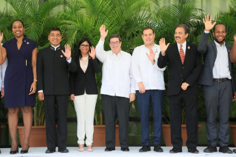 La Habana.- The commitment to regional unity was the center of the talks of the 15th Political Council of the Bolivarian Alliance for the Peoples of Our America - People''s Trade Treaty (ALBA-TCP), held this Monday in the Cuban capital.Image: Foreing Ministers of ALBACuba MINREX/LANA