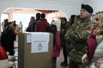 BUENOS AIRES, ARGENTINA.- In the photo taken today October 27, 2019, from 8 in the morning, the vote is taken throughout Argentina to elect the next president. The candidates have not yet cast their vote.