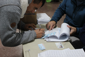 BUENOS AIRES, ARGENTINA.- In the photo taken today October 27, 2019, from 8 in the morning, the vote is taken throughout Argentina to elect the next president. The candidates have not yet cast their vote.