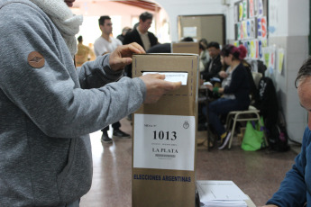 BUENOS AIRES, ARGENTINA.- In the photo taken today October 27, 2019, from 8 in the morning, the vote is taken throughout Argentina to elect the next president. The candidates have not yet cast their vote.