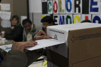 BUENOS AIRES, ARGENTINA.- In the photo taken today October 27, 2019, from 8 in the morning, the vote is taken throughout Argentina to elect the next president. The candidates have not yet cast their vote.