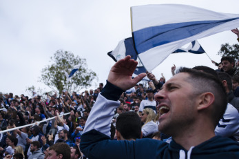 La Plata, Argentina.- In the images taken today, Sunday, September 8, 2019, the supporters of the club that the former captain of the Argentine soccer team Diego Armando Maradona, Gimnasia y Esgrima La Plata, who filled their stadium to receive, began to lead to the idol in La Plata, the capital of the province of Buenos Aires, south of the Capital of Argentina. From early on, the supporters began to arrive at the stadium, in the area of the La Plata forest, in what was the first training of the first division team of the club led by Maradona behind open doors, which fights the descent and the latter in the table of positions of the championship of first division of Argentine soccer.