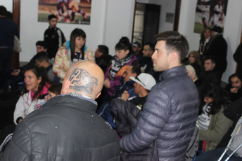 La Plata, Argentina.- In the image taken today September 6, 2019, dozens of supporters of Gymnastics Fencing La Plata will approach the clubhouse in the city of La Plata, after it was confirmed that Diego Armando Maradona will be the new Technical Director of the first division football team. The Institution said that only those who are partners of the entity would enter the stadium, which meant that many wanted to secure a place in the stands. Many of the new members have declared that they are not supporters of the Platense club, but the love of many Argentines for Maradona overcomes these barriers. Gymnastics and Fencing La Plata is a modest club in the city of La Plata, the capital of the province of Buenos Aires, which although it is one of the oldest football clubs in Argentina, has never obtained an official first division championship and Currently fighting to not descend to second division.