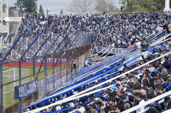 La Plata, Argentina.- In the images taken today, Sunday, September 8, 2019, the supporters of the club that the former captain of the Argentine soccer team Diego Armando Maradona, Gimnasia y Esgrima La Plata, who filled their stadium to receive, began to lead to the idol in La Plata, the capital of the province of Buenos Aires, south of the Capital of Argentina. From early on, the supporters began to arrive at the stadium, in the area of the La Plata forest, in what was the first training of the first division team of the club led by Maradona behind open doors, which fights the descent and the latter in the table of positions of the championship of first division of Argentine soccer.