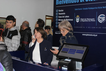 La Plata, Argentina.- In the image taken today September 6, 2019, dozens of supporters of Gymnastics Fencing La Plata will approach the clubhouse in the city of La Plata, after it was confirmed that Diego Armando Maradona will be the new Technical Director of the first division football team. The Institution said that only those who are partners of the entity would enter the stadium, which meant that many wanted to secure a place in the stands. Many of the new members have declared that they are not supporters of the Platense club, but the love of many Argentines for Maradona overcomes these barriers. Gymnastics and Fencing La Plata is a modest club in the city of La Plata, the capital of the province of Buenos Aires, which although it is one of the oldest football clubs in Argentina, has never obtained an official first division championship and Currently fighting to not descend to second division.