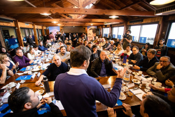 Buenos Aires, Argentina.- The candidate for Governor of the province of Buenos Aires, Axel Kicillof, of the Frente de Todos participated today on September 11, 2019 of the National Council meeting of the Justicialist Party (PJ Peronist) of the province of Buenos Aires .