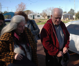 La Plata, Argentina (ARCHIVO).- En las fotos de archivo tomadas el 28 de junio de 2006 Jorge Julio López, un albañil que estuvo preso tres años en centros clandestinos de detención durante la última dictadura militar, quién relató hoy que el ex represor Miguel Etchecolatz ejecutó a una pareja y a otros detenidos alojados en el centro clandestino de Pozo de Arana, de un disparo en la cabeza y que posteriormente fuera desaparecido y nunca encontrado sus restos durante el juicio al represor.