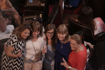 BUENOS AIRES, ARGENTINA.- In the photo taken on December 10, 2019, Alberto Fernández assumed today, December 10, the Presidency of Argentina by swearing in Congress with Vice President Cristina Fernández de Kirchner and receiving the command attributes from the hands of his predecessor, Mauricio Macri. After the assumption, Fernández delivered - before the Legislative Assembly - a speech of conciliatory tone, but in which he drew a hard diagnosis of the situation that the country is going through and proposed a clear change of course.