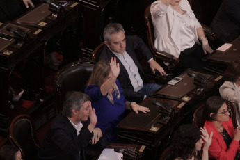 BUENOS AIRES, ARGENTINA.- In the photo taken on December 10, 2019, Alberto Fernández assumed today, December 10, the Presidency of Argentina by swearing in Congress with Vice President Cristina Fernández de Kirchner and receiving the command attributes from the hands of his predecessor, Mauricio Macri. After the assumption, Fernández delivered - before the Legislative Assembly - a speech of conciliatory tone, but in which he drew a hard diagnosis of the situation that the country is going through and proposed a clear change of course.