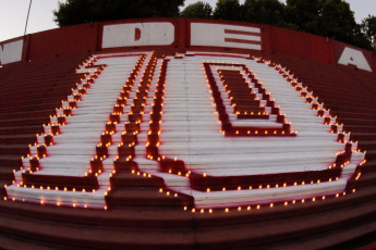 Buenos Aires, Argentina - In the photos, shows the sanctuary that was installed in the Argentinos Juniors club to honor former football star Diego Armando Maradona, in Buenos Aires, Argentina. This is the institution where the "10" made his professional debut, on October 20, 1976, at the age of 15, in the 1-0 victory over Talleres de Córdoba.