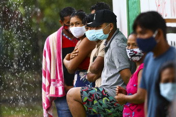 Manaos, Brasil.- En las fotos, muestra las calles de Manaos durante la pandemia de coronavirus. El ministro de Salud de la Nación, Ginés González García, anunció a través de sus redes sociales que el Instituto Malbrán detectó en la Argentina las variantes de coronavirus registradas en Brasil.