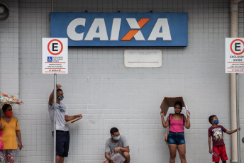 Brasilia, Brazil.- In the photos, it shows the streets of Brasilia during the coronavirus pandemic. The Minister of Health of the Nation, Ginés González García, announced through his social networks that the Malbrán Institute detected in Argentina the variants of coronavirus registered in Brazil.