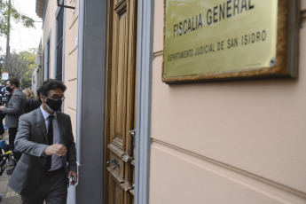 Buenos Aires, Argentina.- In the photos taken on May 3, 2021, it shows the prosecutor's office where the expert report on the death of Maradona was presented. A meeting of 22 experts determined that Diego Armando Maradona's medical team was "reckless" in treating his multiple pathologies and "indifferent" to the certain possibility of his death, judicial sources reported.