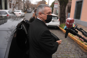 Buenos Aires, Argentina.- En las fotos tomadas el 2 de septiembre del 2021, el abogado Víctor Stinfale declaró en la causa Maradona, se presentó ante la Justicia en el marco de la investigación por la muerte del Diez. Stinfale afirmó este jueves que no tiene ningún vínculo laboral ni económico con Leopoldo Luque, uno de los principales apuntados por el fallecimiento del Diez.