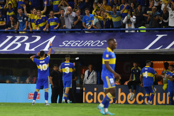 Buenos Aires, Argentina.- In the photos taken on January 29, 2023, during the match between Boca and Atlético Tucumán at La Bombonera at the start of the Argentine Professional League. Boca, began the championship with a suffered victory against Atlético Tucumán by 1 to 0 with the goal scored by Óscar Romero.