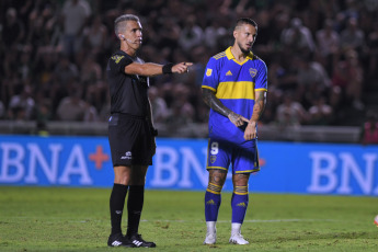 Buenos Aires, Argentina.- In the photos taken on March 13, 2023, during the meeting between Banfield and Boca at Estadio La Bombonera. Banfield won by 1-0 against Boca as a local, in a game of day 7 of the Professional League Argentina. The goal was scored by Aarón Quirós, at 28 minutes.