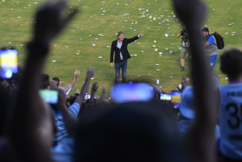 Buenos Aires, Argentina.- In the photos taken on March 9, 2023, Ricardo Gareca was presented as Vélez's coach, in his second cycle at the club, and will debut on Monday (13) against Martín Palermo's Platense, for the seventh date of the Professional Football League (LPF).