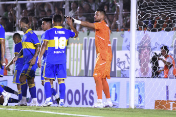 Buenos Aires, Argentina.- En las fotos tomadas el 13 de marzo del 2023, durante el encuentro entre Banfield y Boca en el Estadio La Bombonera. Banfield venció por 1-0 a Boca como local, en un partido de la jornada 7 de la Liga Profesional Argentina. El gol fue marcado por Aarón Quirós, a los 28 minutos.