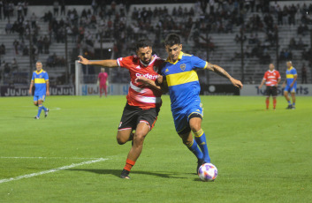 Jujuy, Argentina.- In the photos taken on March 26, 2023, Boca Juniors defeated River Plate 3-0 in the Senior Superclásico played at the 23 de Agosto stadium of Gimnasia y Esgrima de Jujuy, which was attended by of historical figures from both institutions.