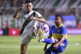 Buenos Aires, Argentina.- In the photos taken on March 13, 2023, during the meeting between Banfield and Boca at Estadio La Bombonera. Banfield won by 1-0 against Boca as a local, in a game of day 7 of the Professional League Argentina. The goal was scored by Aarón Quirós, at 28 minutes.