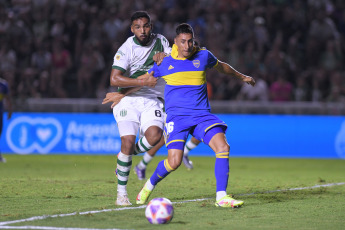 Buenos Aires, Argentina.- In the photos taken on March 13, 2023, during the meeting between Banfield and Boca at Estadio La Bombonera. Banfield won by 1-0 against Boca as a local, in a game of day 7 of the Professional League Argentina. The goal was scored by Aarón Quirós, at 28 minutes.