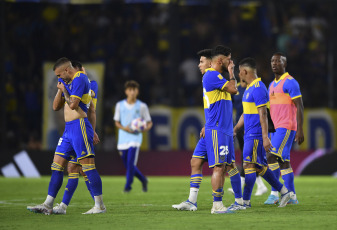 Buenos Aires, Argentina.- In the photos taken on March 19, 2023, during the match between Boca Juniors and Instituto at La Bombonera, for the eighth date of the League Tournament. In a controversial closing, Boca Juniors lost 3-2 to Instituto.