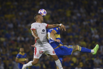 Buenos Aires, Argentina.- In the photos taken on March 19, 2023, during the match between Boca Juniors and Instituto at La Bombonera, for the eighth date of the League Tournament. In a controversial closing, Boca Juniors lost 3-2 to Instituto.