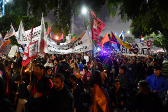 Buenos Aires, Argentina.- In the photos taken on April 24, 2023, some 3,000 people participated in a torchlight march to commemorate the 108th anniversary of the Armenian Genocide, which started from the UBA Law School, in the Buenos Aires neighborhood de Recoleta, with slogans of justice and reparation, organized by the Inter Youth Table of the Armenian Community of Buenos Aires (MICA). April 24 marked the 108th anniversary of the Armenian Genocide, the massacre of a million and a half people, committed between 1915 and 1923, by the Ottoman Empire, present-day Turkey.