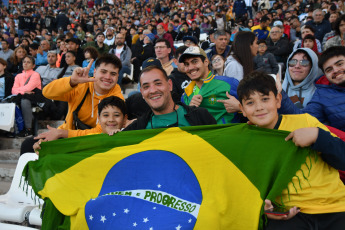 Mendoza, Argentina.- In the photos taken on May 21, 2023, during the match between Italy and Brazil at the Malvinas Argentinas stadium in Mendoza, closing the second day of the U-20 World Cup. Italy won 3-2 against Brazil and leads Group D. Brazil will look to bounce back when they face debutant Dominican Republic on the next date. For its part, Italy will seek qualification in its next match against its similar Nigeria.