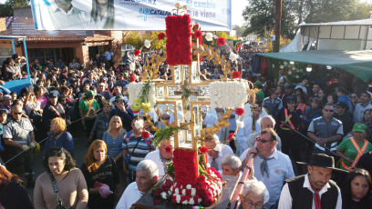 San Luis, Argentina.- In the photos taken on May 3, 2023, it shows the maximum religious festivities of San Luis, which ended in the towns of Villa de la Quebrada and Renca, consecrated to the Miraculous Christs that are venerated in each place , in which more than 200,000 people gathered from the beginning of the novenas on April 28 until this May 3, the central day of the festivities in both locations.