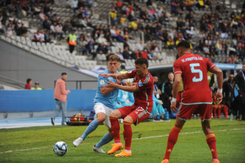 La Plata, Argentina.- In the photos taken on May 21, 2023, during the match between Colombia and Israel in a match for the first date of Group C of the Argentina Under-20 World Cup at the Ciudad de La Plata stadium. Colombia beat Israel 2-1, Gustavo Puerta, was the one who scored the goals in the Colombia U-20 team.