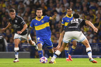 Buenos Aires, Argentina.- In the photos taken on May 14, 2023, during the match between Boca Juniors and Belgrano on date 16 of the Argentine Professional League at La Bombonera. Boca beat Belgrano 2-0 and achieved its goal of recovering from the 1-0 loss to River in the Superclásico. The Xeneize added three despite being far from the top.