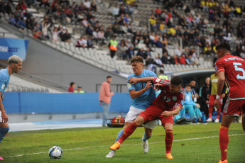 La Plata, Argentina.- En las fotos tomadas el 21 de mayo del 2023, durante el partido entre Colombia e Israel en un encuentro por la primera fecha del Grupo C del Mundial Sub-20 de Argentina en el estadio Ciudad de La Plata. Colombia se impuso a Israel por 2-1, Gustavo Puerta, fue quien anotó los goles en la selección Colombia Sub-20.