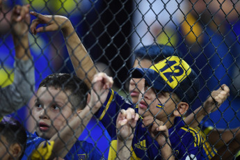 Buenos Aires, Argentina.- In the photos taken on May 14, 2023, during the match between Boca Juniors and Belgrano on date 16 of the Argentine Professional League at La Bombonera. Boca beat Belgrano 2-0 and achieved its goal of recovering from the 1-0 loss to River in the Superclásico. The Xeneize added three despite being far from the top.