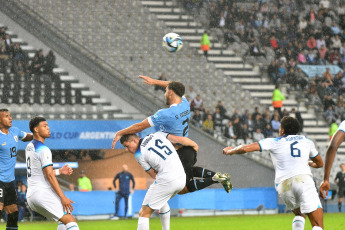 La Plata, Argentina.- In the photos taken on May 25, 2023, during the match between Uruguay and England for the second date of Group E of the Under 20 World Cup, at the La Plata Stadium. The Uruguayan team was defeated by England 2 by 3. With this victory, England finished signing their qualification for the round of 16.