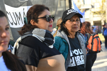 Buenos Aires, Argentina.- En las fotos tomadas el 18 de mayo del 2023, organizaciones sociales nucleadas en la Unión de Trabajadores de la Economía Popular (Utep); la Unidad Piquetera (UP), el Frente de Organizaciones en Lucha (FOL); la CTA Autónoma y el Frente Milagro Sala marcharán hacia el Ministerio de Desarrollo Social en una acción conjunta de protesta para repudiar "el ajuste del FMI y reclamar una solución ante el problema alimentario" que atraviesa al país, según se anunció desde ese sector.