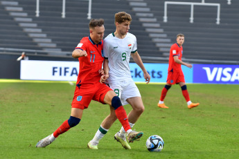 La Plata, Argentina.- En las fotos tomadas el 28 de mayo del 2023, durante el partido entre Irak e Inglaterra por la Jornada 3 de la Fase de Grupos del Mundial Sub-20 en el estadio Diego Armando Maradona. Irak e Inglaterra igualaron 0-0, consolidando a los ingleses como líderes (con 7 puntos), mientras que los iraquíes quedaron eliminados.