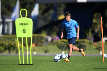 Buenos Aires, Argentina.- En las fotos tomadas el 18 de mayo del 2023, la Selección Sub 20 realizó su última jornada de labores bajo en mando de Javier Mascherano, en el predio 'Lionel Messi' de Ezeiza antes de partir a Santiago del Estero, donde el sábado debutará en el Mundial ante Uzbekistán en el estadio Madre de Ciudades.