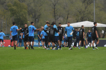 Buenos Aires, Argentina.- In the photos taken on May 9, 2023, Without Soulé, the Argentine U-20 national team continues preparing for the World Cup. With the aim of achieving the sixth title that confirms it as the top winner of the contest, the Argentine National Team began preparing for its debut in the Sub 20 World Cup in which it will host and will begin on May 20 with the duel against Uzbekistan.