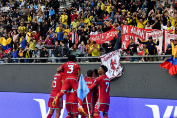 La Plata, Argentina.- In the photos taken on May 21, 2023, during the match between Colombia and Israel in a match for the first date of Group C of the Argentina Under-20 World Cup at the Ciudad de La Plata stadium. Colombia beat Israel 2-1, Gustavo Puerta, was the one who scored the goals in the Colombia U-20 team.