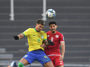 La Plata, Argentina.- En las fotos tomadas el 31 de mayo del 2023, durante el partido entre Brasil y Túnez en el Estadio Único de La Plata. Brasil ganó por 4 - 1 a Túnez. Con este resultado, la Selección latinoamericana clasificó a cuartos de final y se enfrentará a Israel.