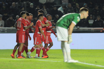 Buenos Aires, Argentina.- In the photos taken on June 12, 2023, during the match between River and Banfield for matchday 20 of the Argentine Professional League at the Florencio Solá Stadium. River beat Banfield 4-1 as a visitor. For Banfield the goal was scored by Milton Giménez (at 40 minutes). For River, the goals were scored by Lucas Beltrán (at 6, 48 minutes), Pablo Solari (at 21 minutes) and Salomón Rondón (at 94 minutes). On the next date, River will face the Institute, while Banfield will have Belgrano as a rival.