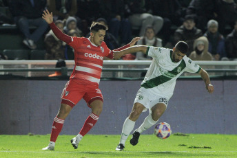 Buenos Aires, Argentina.- In the photos taken on June 12, 2023, during the match between River and Banfield for matchday 20 of the Argentine Professional League at the Florencio Solá Stadium. River beat Banfield 4-1 as a visitor. For Banfield the goal was scored by Milton Giménez (at 40 minutes). For River, the goals were scored by Lucas Beltrán (at 6, 48 minutes), Pablo Solari (at 21 minutes) and Salomón Rondón (at 94 minutes). On the next date, River will face the Institute, while Banfield will have Belgrano as a rival.