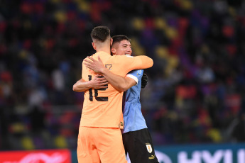 Santiago del Estero, Argentina.- En las fotos tomadas el 4 de junio del 2023, durante el partido entre Uruguay y Estados Unidos por los cuartos de final del Mundial Sub 20. Uruguay le ganó 2-0 a Estados Unidos y se clasificó a las semifinales donde se enfrentará a Israel.