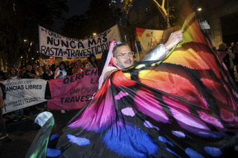 Buenos Aires, Argentina.- In the photos taken on June 28, 2023, Argentines participate in a march and different activities to celebrate diversity on Pride Day in Buenos Aires. International LGBTTIQ+ Pride Day is celebrated to promote tolerance and equality among people, regardless of their sexual orientation, in commemoration of the Stonewall riots (New York, USA) unleashed on June 28, 1969, which marked the start of the gay liberation movement.