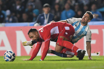 Buenos Aires, Argentina.- En las fotos tomadas el 28 de junio del 2023, durante el partido entre Racing Club y Ñublense de Chile en un encuentro jugado en el Cilindro de Avellaneda, válido por la sexta y última jornada de la Zona A de la Copa Libertadores de América. Racing goleó por 4 a 0 a Ñublense de Chile y finalizó en el primer lugar de la tabla.