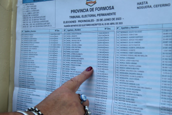 Formosa, Argentina.- In the photos taken on June 25, 2023, people cast their votes in the local elections of Córdoba and Formosa. In the preamble to the general elections next October, two Argentine provinces went to the polls this Sunday, Formosa and Córdoba. With more than 90% of the tables scrutinized, the current mayor of Córdoba, Martín Llaryora, was at the top of the figures with 42.7% against 39.7% of the opposition. While Gildo Insfrán returned to sweep the Formosa gubernatorial elections and achieved his seventh consecutive re-election this Sunday.