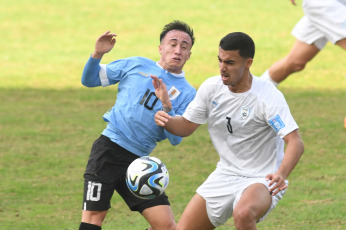 La Plata, Argentina.- In the photos taken on June 8, 2023, during the match between Uruguay and Israel at the Estadio Único Diego Armando Maradona. The Uruguayan team qualified this Thursday for the final of the U-20 World Cup after beating Israel 1-0 with a goal from Anderson Duarte. The Uruguayan National Team will face Italy in the final.