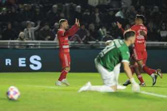 Buenos Aires, Argentina.- In the photos taken on June 12, 2023, during the match between River and Banfield for matchday 20 of the Argentine Professional League at the Florencio Solá Stadium. River beat Banfield 4-1 as a visitor. For Banfield the goal was scored by Milton Giménez (at 40 minutes). For River, the goals were scored by Lucas Beltrán (at 6, 48 minutes), Pablo Solari (at 21 minutes) and Salomón Rondón (at 94 minutes). On the next date, River will face the Institute, while Banfield will have Belgrano as a rival.